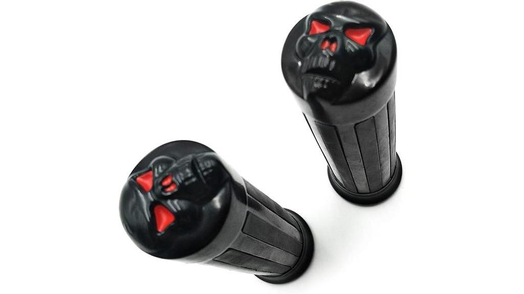 black skull hand grips