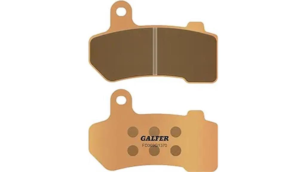 brake pad black galfer