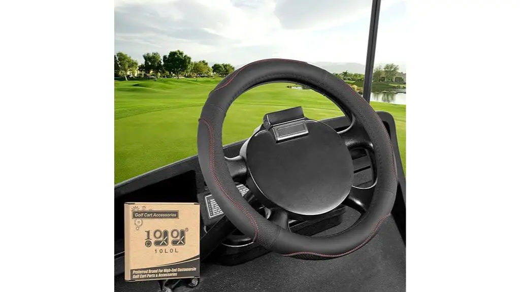 breathable leather golf cart