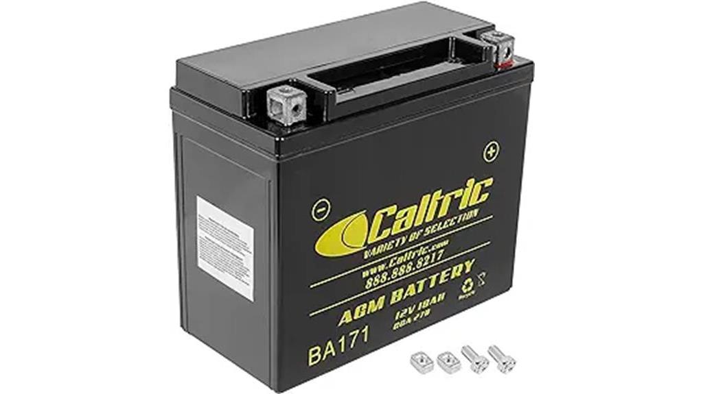 caltric agm battery fxdl