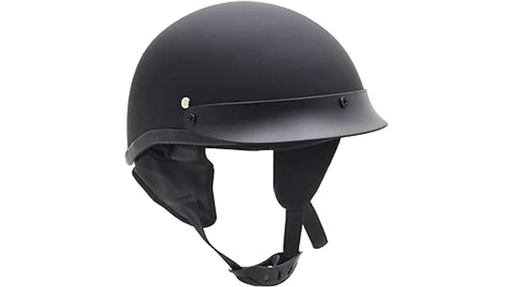 certified matte black helmet