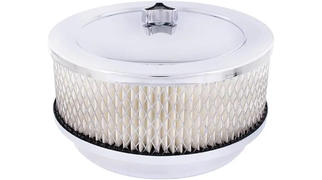 chrome air cleaner assembly