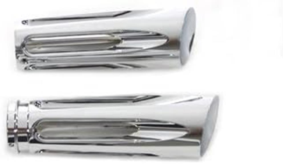 chrome billet grip set