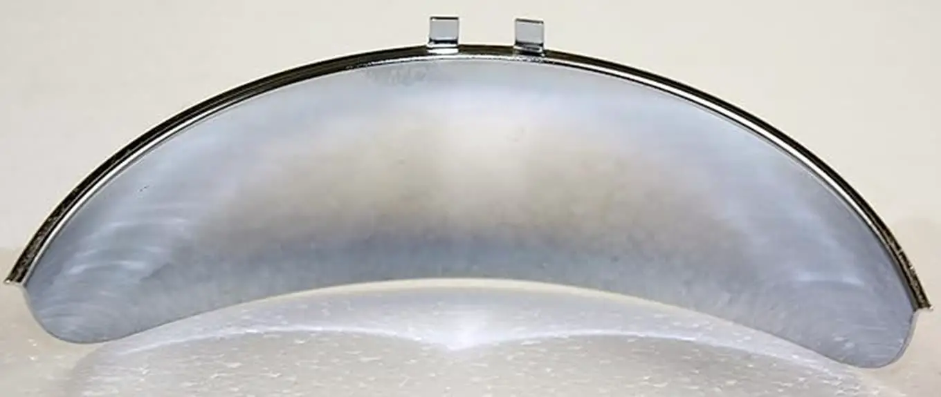 chrome headlight visor harley