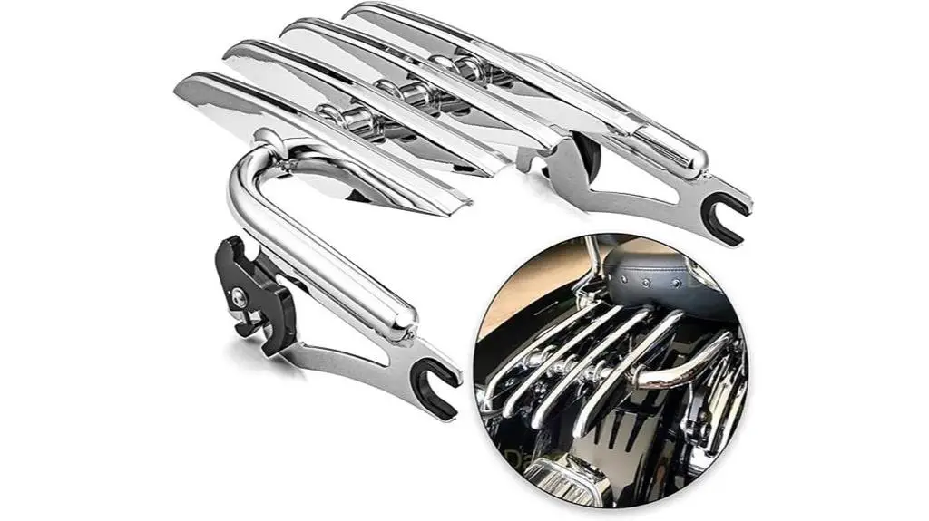 chrome luggage rack for harley