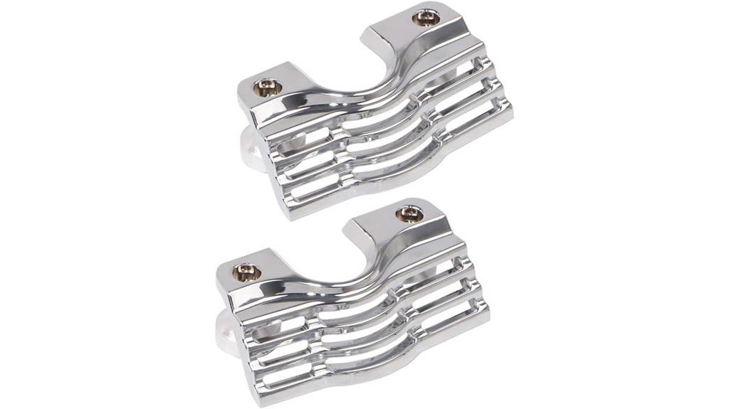 chrome spark plug covers