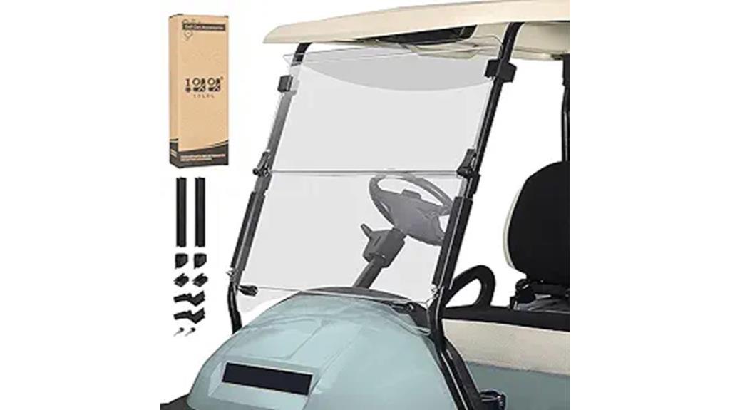 club car precedent windshield kit