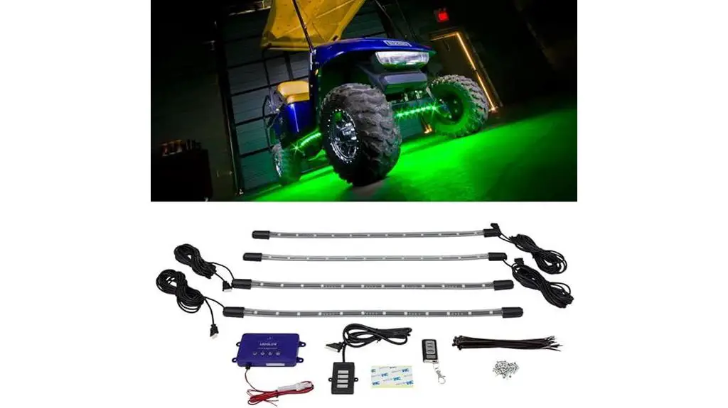 colorful led golf cart lighting