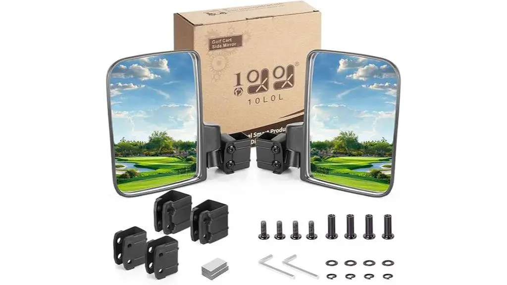 compatible golf cart mirrors