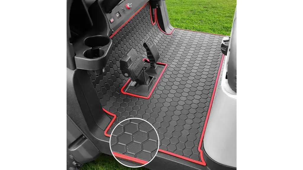 custom fit golf cart mat