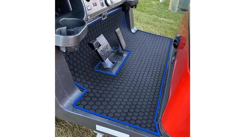 custom golf cart mat