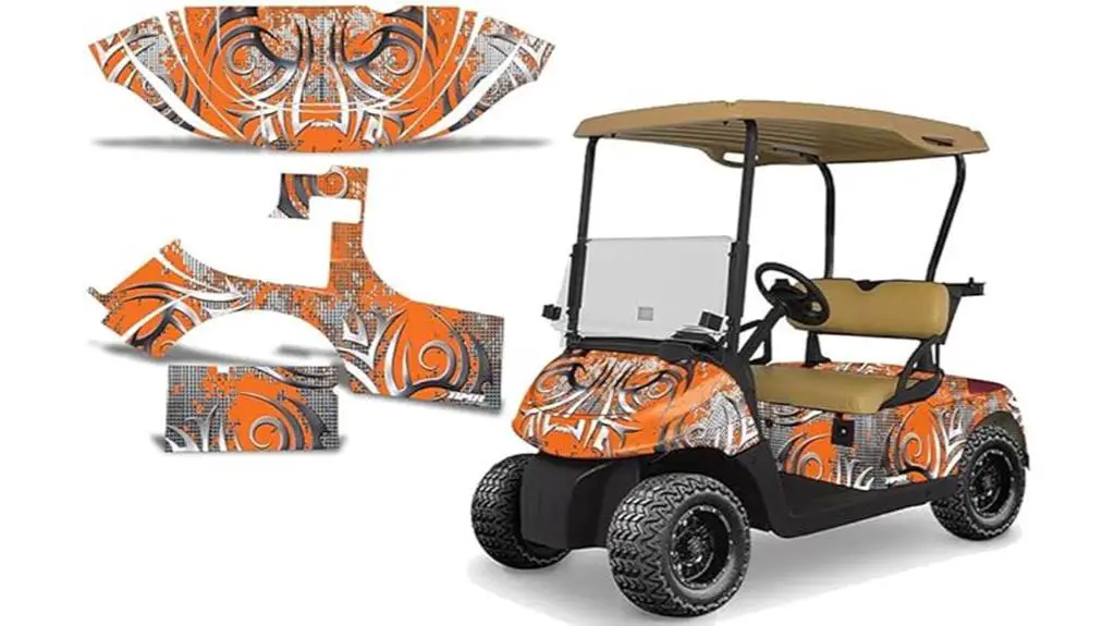 custom graphics for golf cart