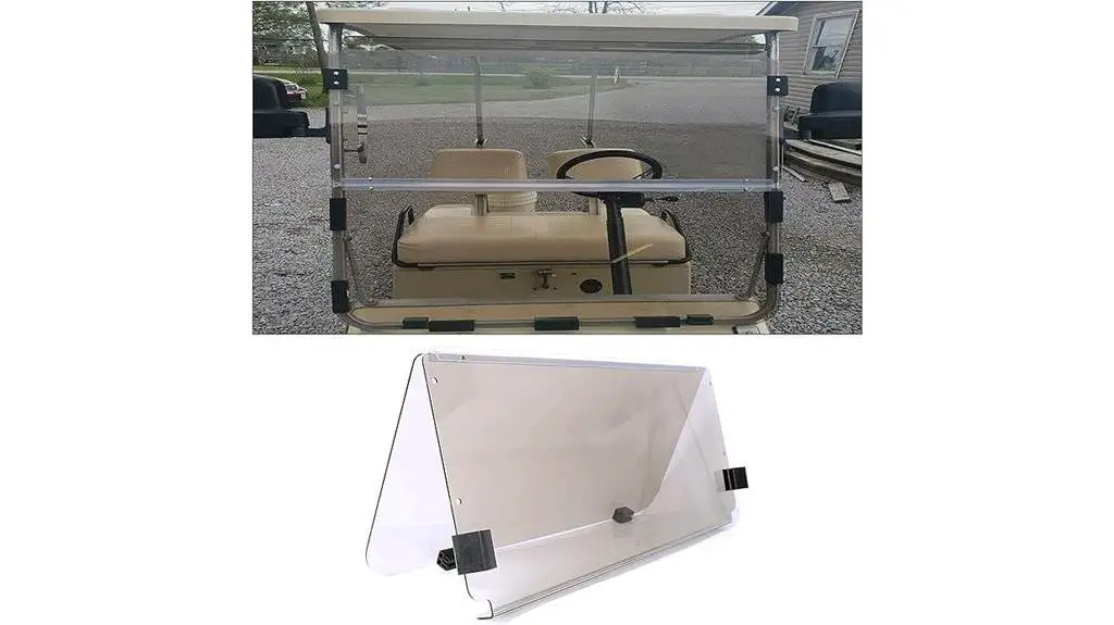 custom tinted windshield club car ds golf cart