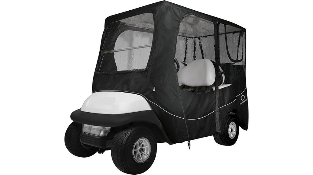 deluxe golf cart enclosure