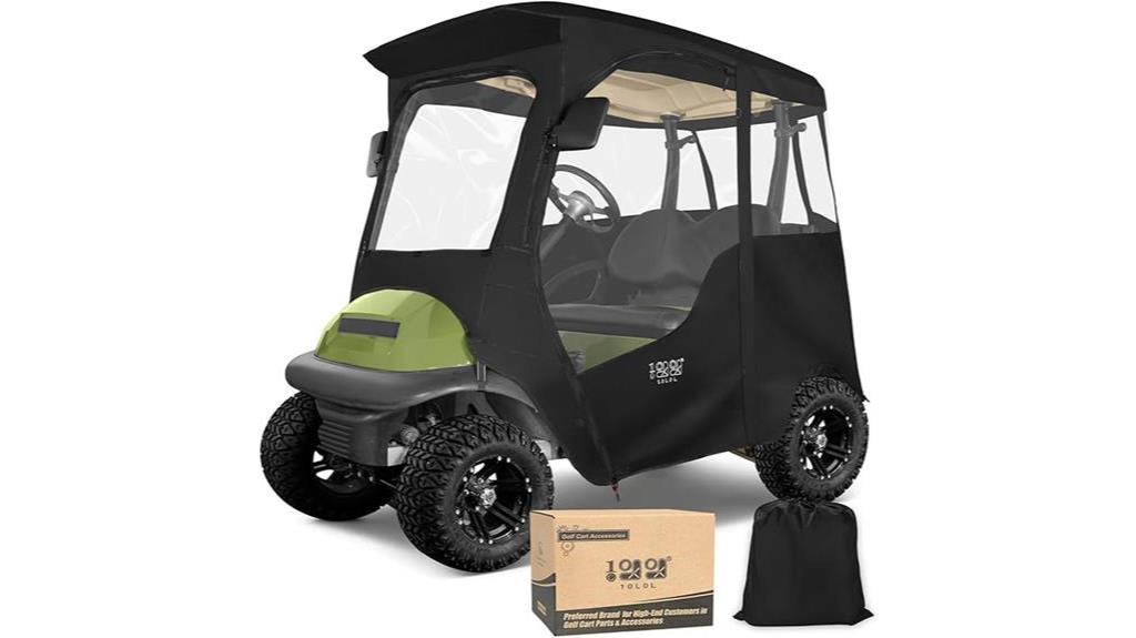 deluxe golf cart enclosure