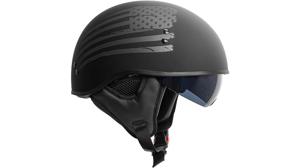 dot approved half helmet