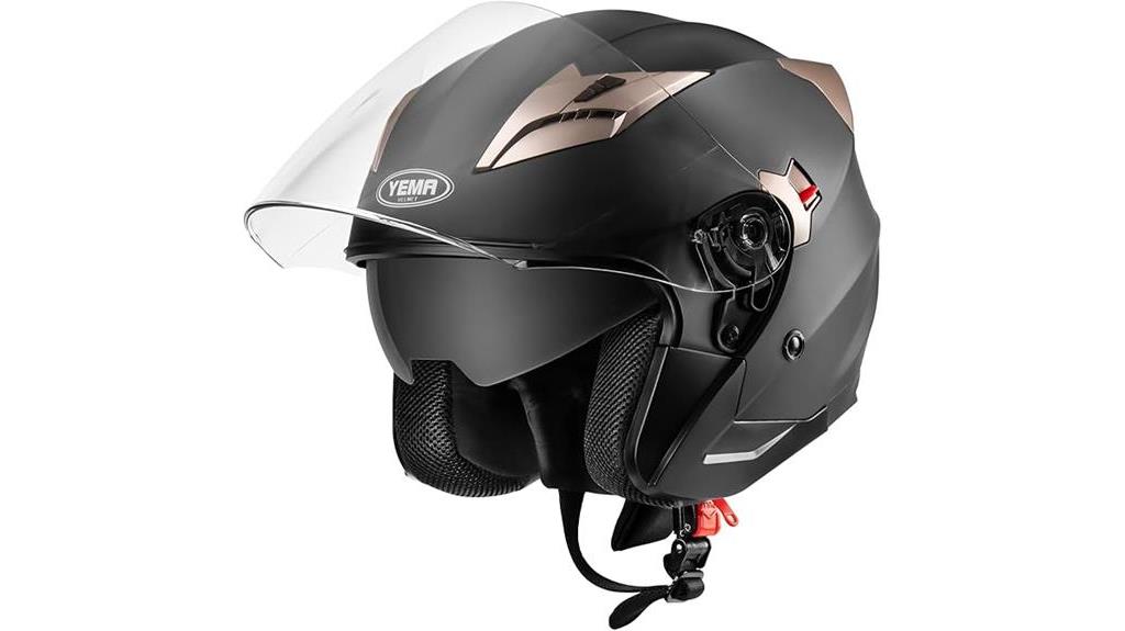 dot approved yema helmets