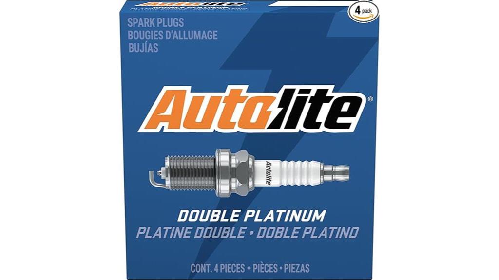 double platinum spark plugs