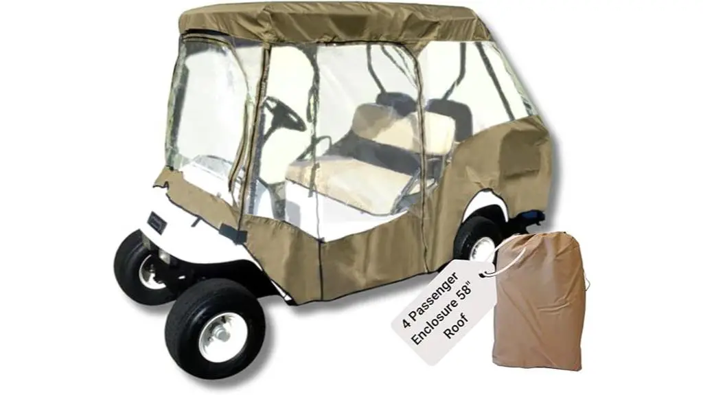 drivable golf cart enclosure