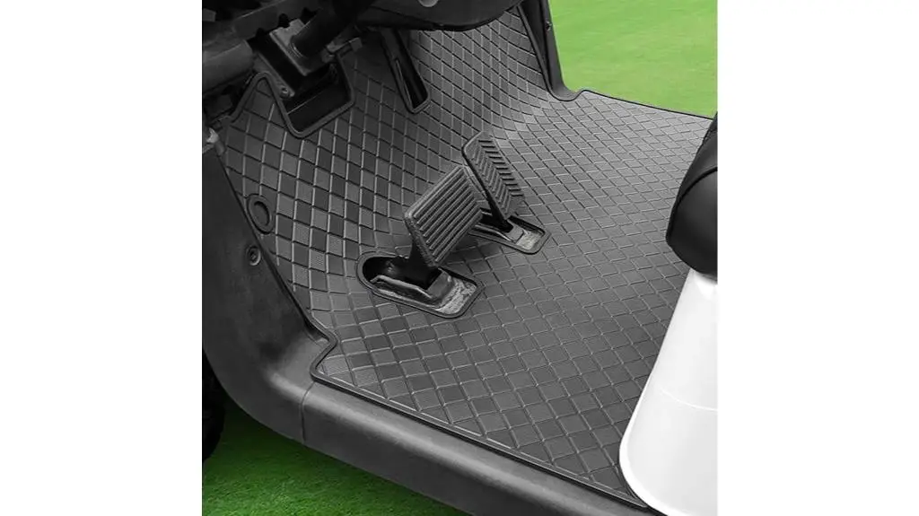 durable black floor mat