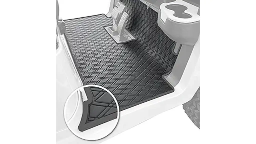 durable mat for golf cart