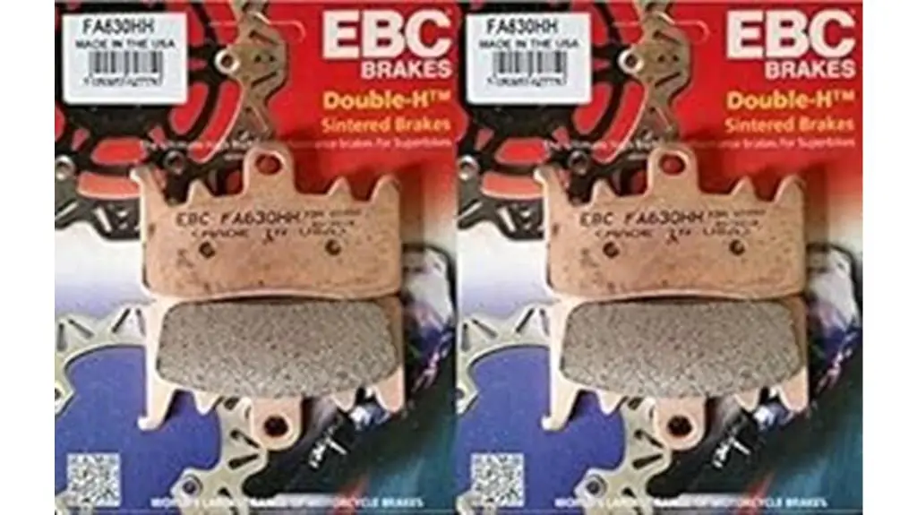 ebc double h brake pads