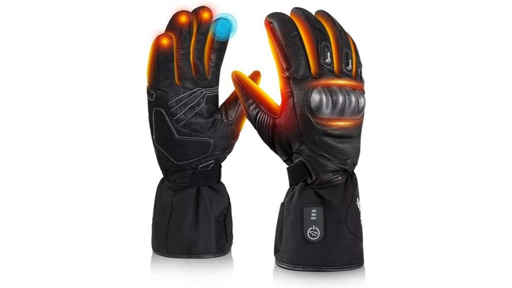 electric heated gloves available