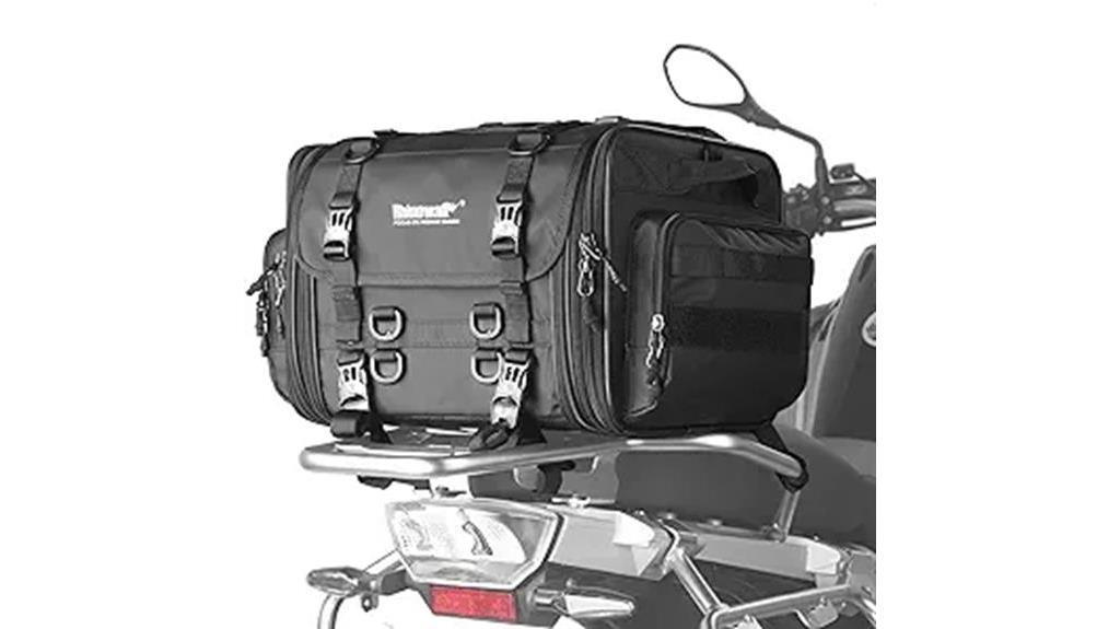 expandable waterproof motorcycle tailbag