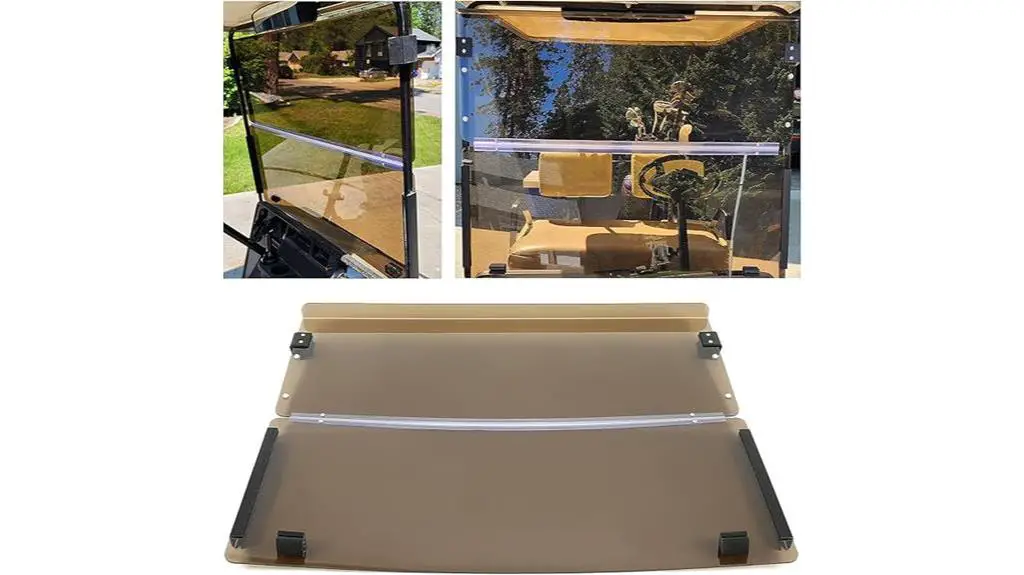 ezgo marathon golf cart windshield