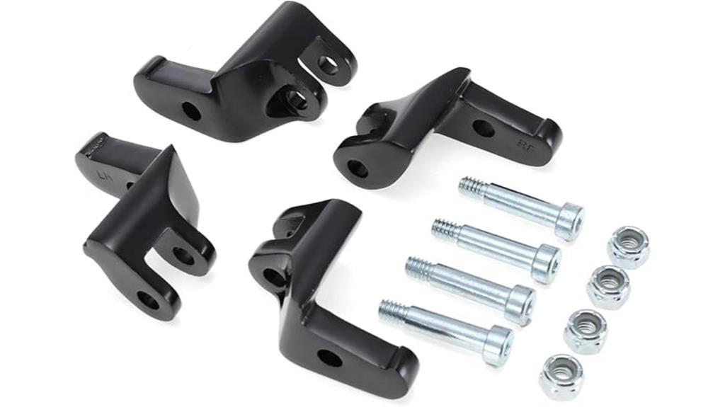 floorboard relocation bracket for motorcycles