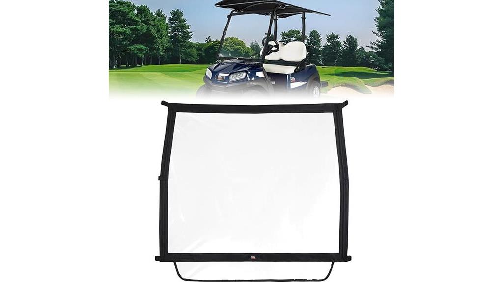 foldable golf cart windshield