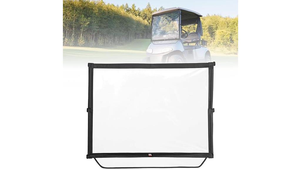 foldable golf cart windshield