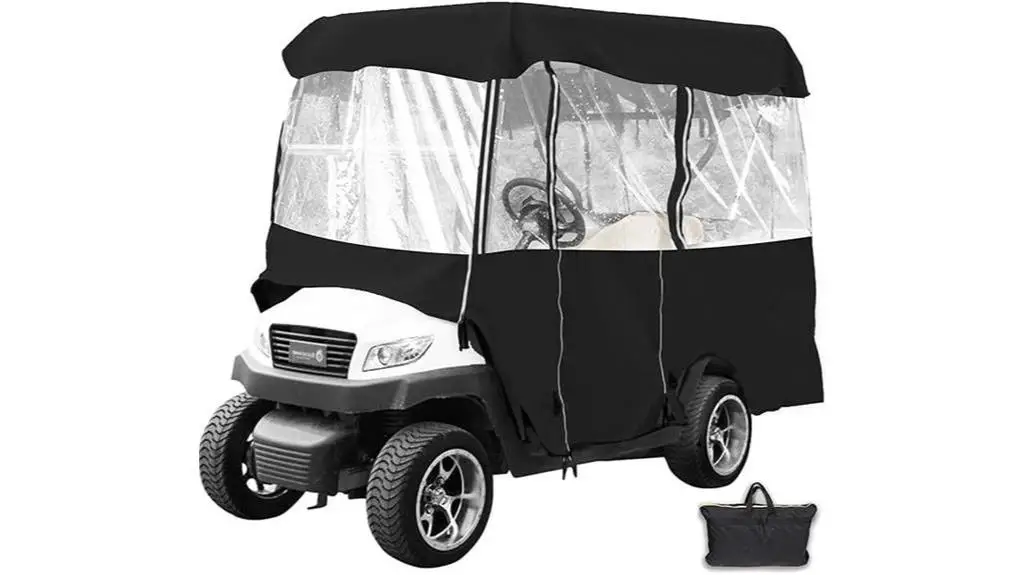 four person golf cart enclosure