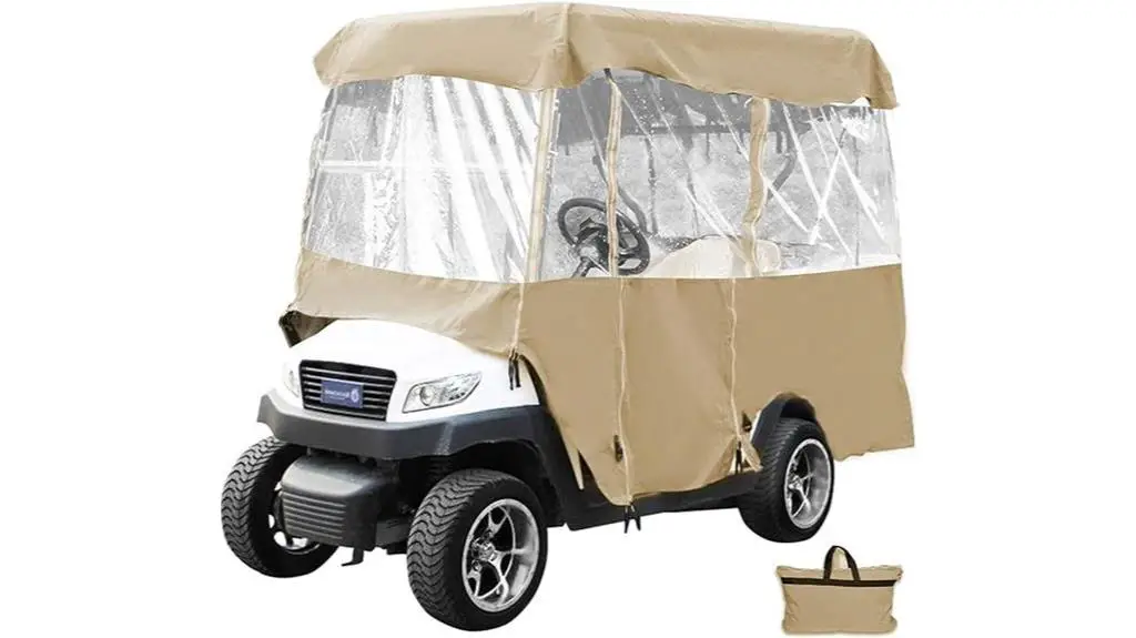 four person golf cart enclosure