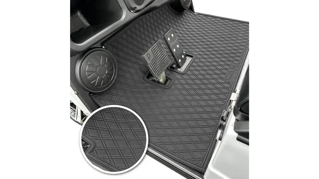 full coverage golf cart mat