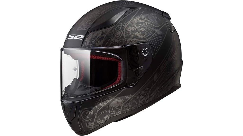 full face motorcycle helmet