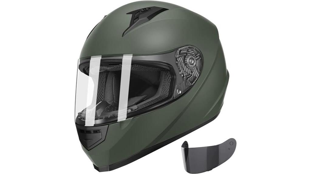 full face motorcycle helmet