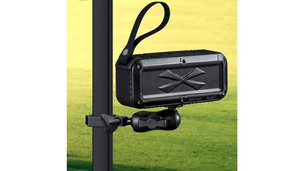 golf bluetooth speaker mount