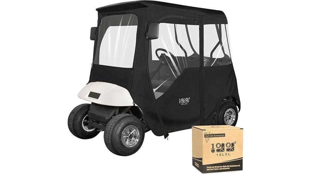 golf cart driving enclosure