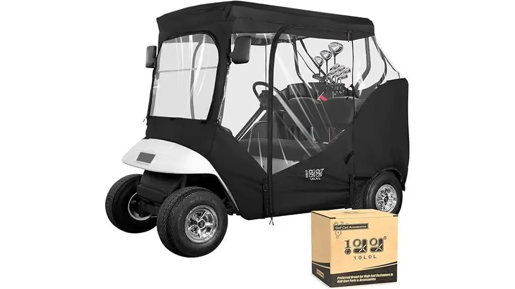 golf cart driving enclosure