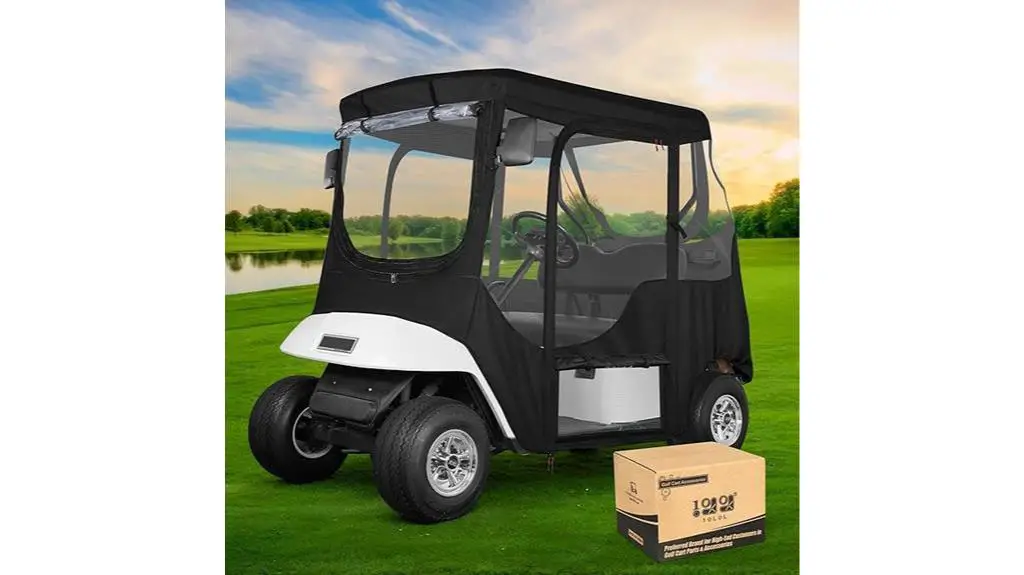 golf cart enclosure with insect net