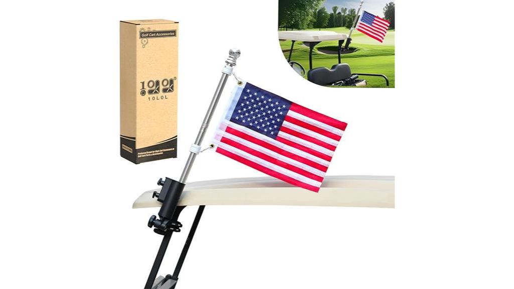 golf cart flag holder