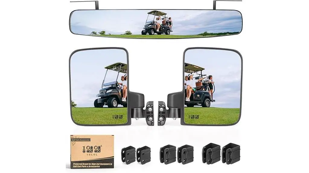 golf cart mirror pairs