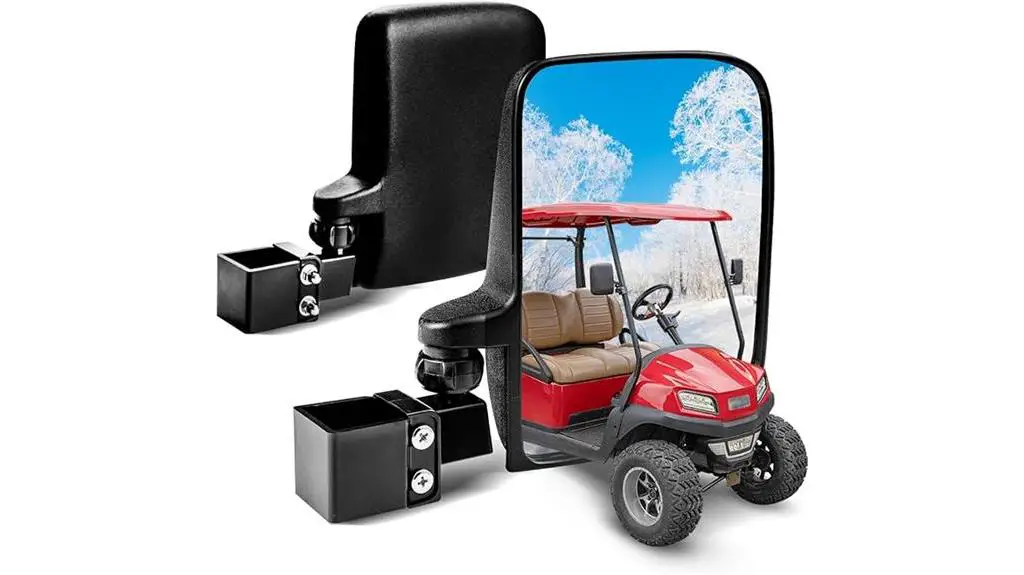 golf cart mirrors solution