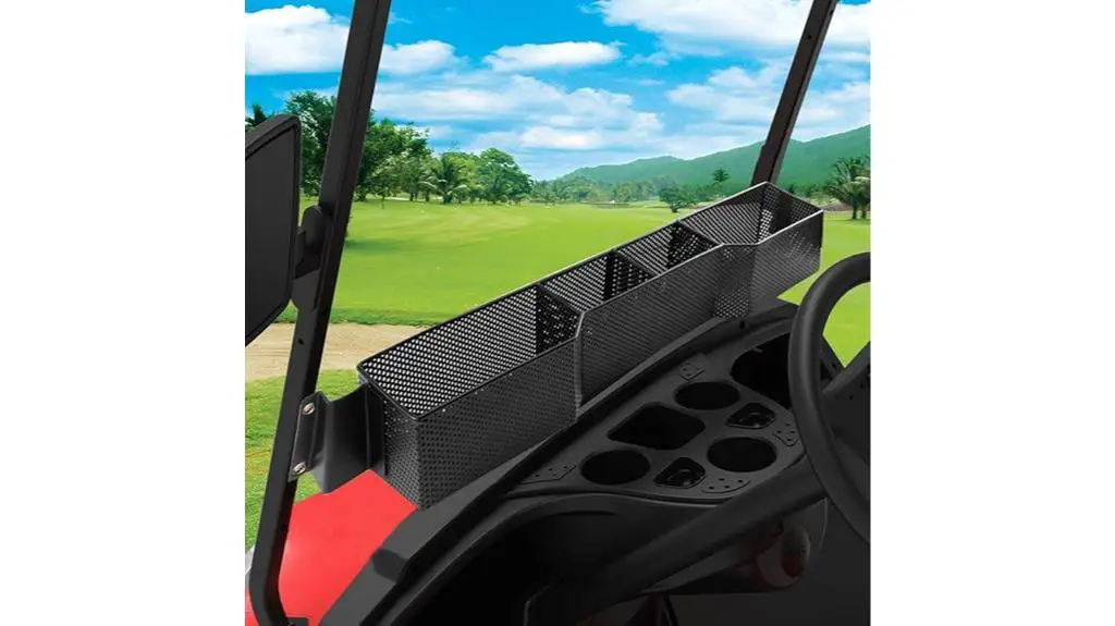 golf cart storage organizer tray