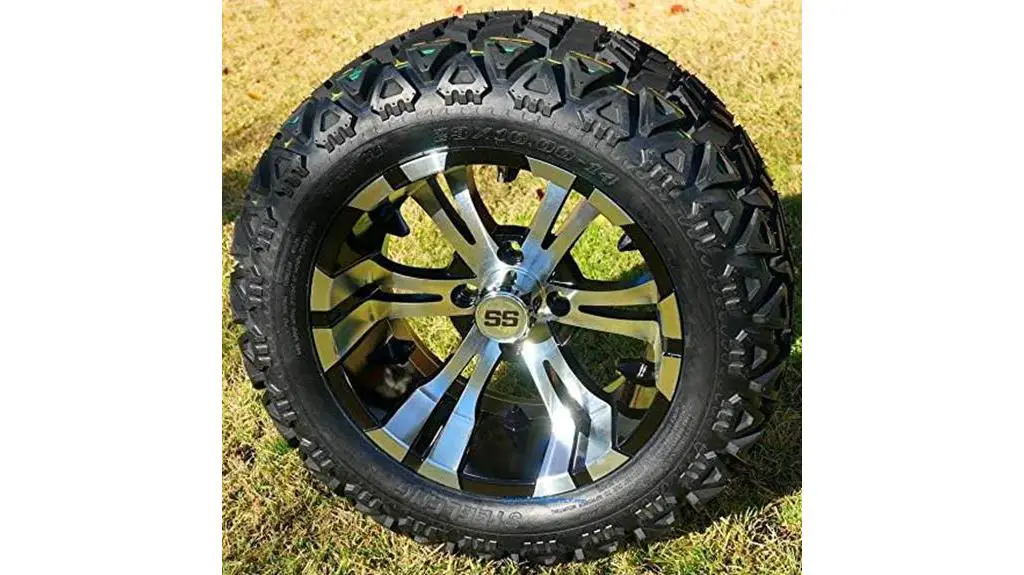 golf cart tire combo