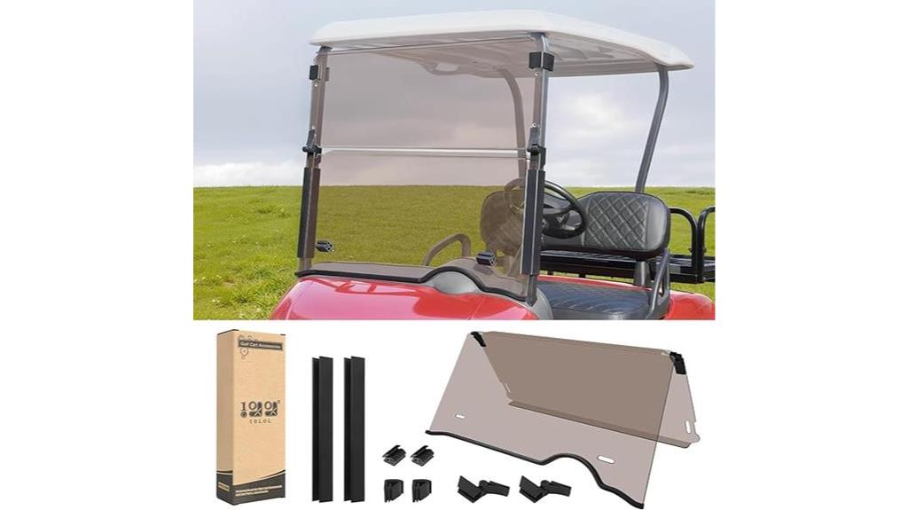 golf cart windshield ezgo