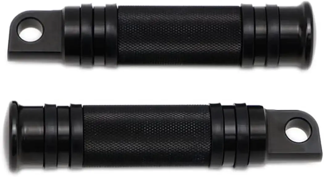 harley davidson compatible black pegs