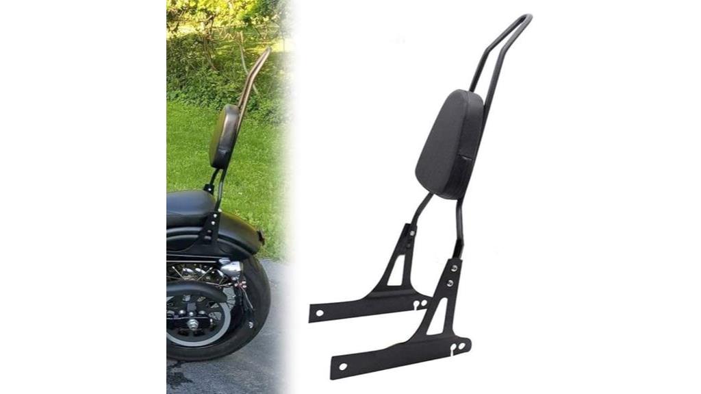 harley davidson dyna backrest accessory