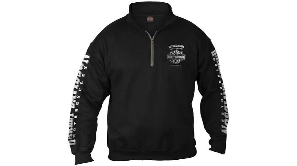 harley davidson men s pullover sweatshirt